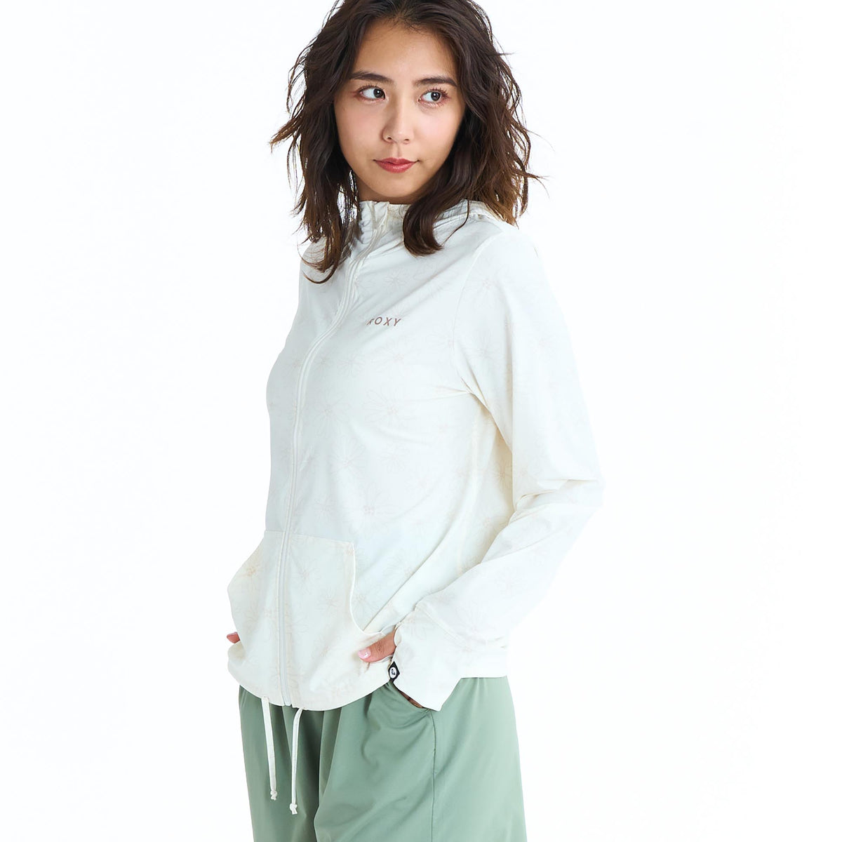 ホットシーズン ROXY AUROLA ジップラッシュフーディ【2026年春夏モデル】