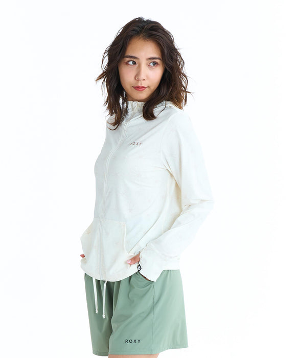 ROXY ウィメンズ AUROLA ジップラッシュガード 【2026年春夏モデル】 OWT / L