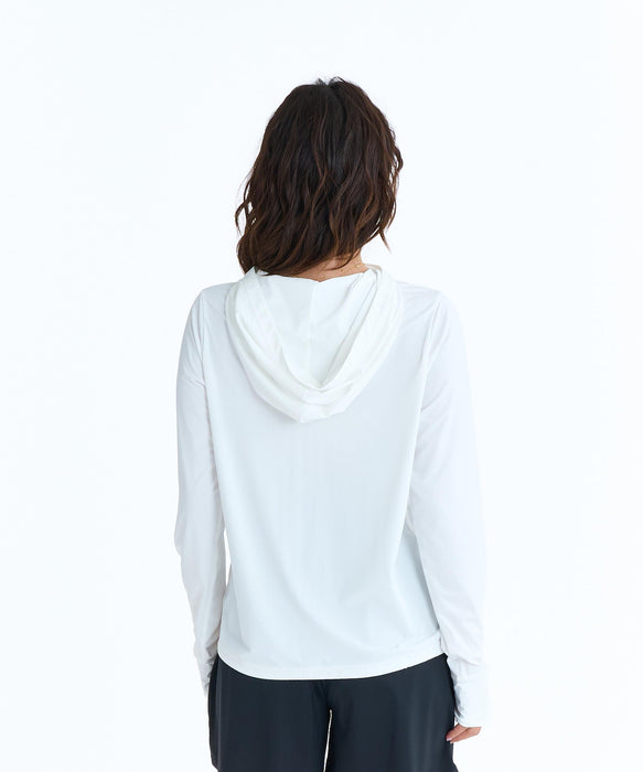 ROXY ウィメンズ AUROLA ジップラッシュガード 【2026年春夏モデル】 WHT / L