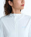 ROXY ウィメンズ AUROLA ジップラッシュガード 【2026年春夏モデル】 WHT / L