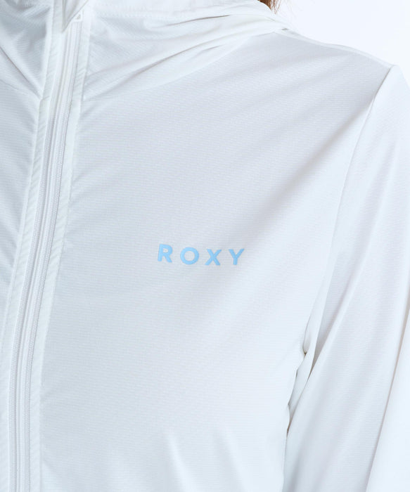 ROXY ウィメンズ AUROLA ジップラッシュガード 【2026年春夏モデル】 WHT / L