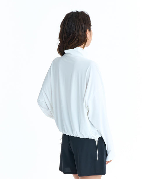 ROXY ウィメンズ AUROLA STAND ジップラッシュガード 【2026年春夏モデル】 WHT / L