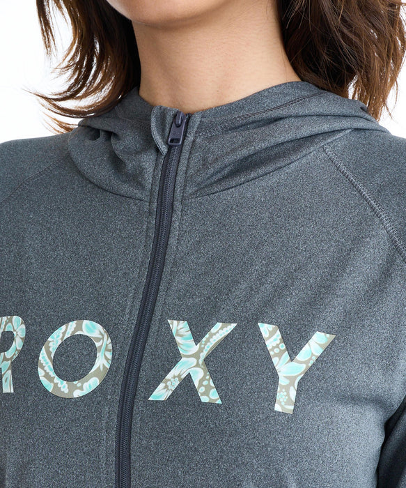ROXY ウィメンズ HORIZON HOODIE ジップラッシュガード 【2026年春夏モデル】 BBK / L