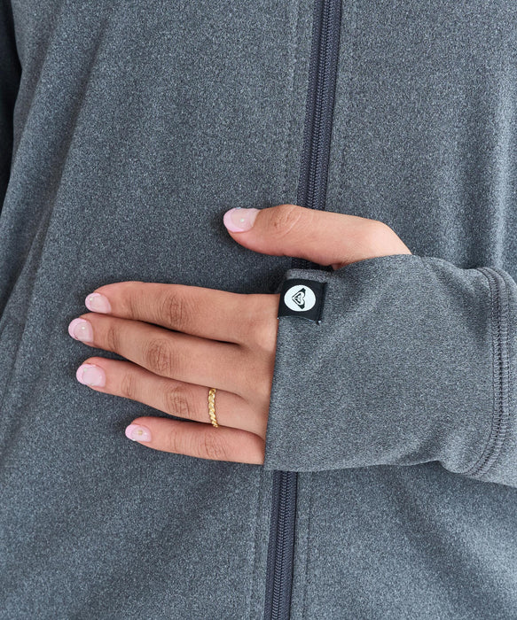 ROXY ウィメンズ HORIZON HOODIE ジップラッシュガード 【2026年春夏モデル】 BBK / L