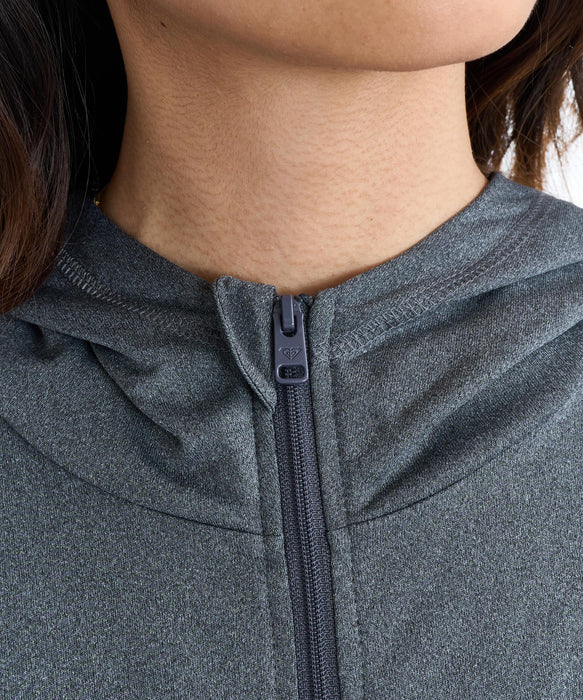 ROXY ウィメンズ HORIZON HOODIE ジップラッシュガード 【2026年春夏モデル】 BBK / L