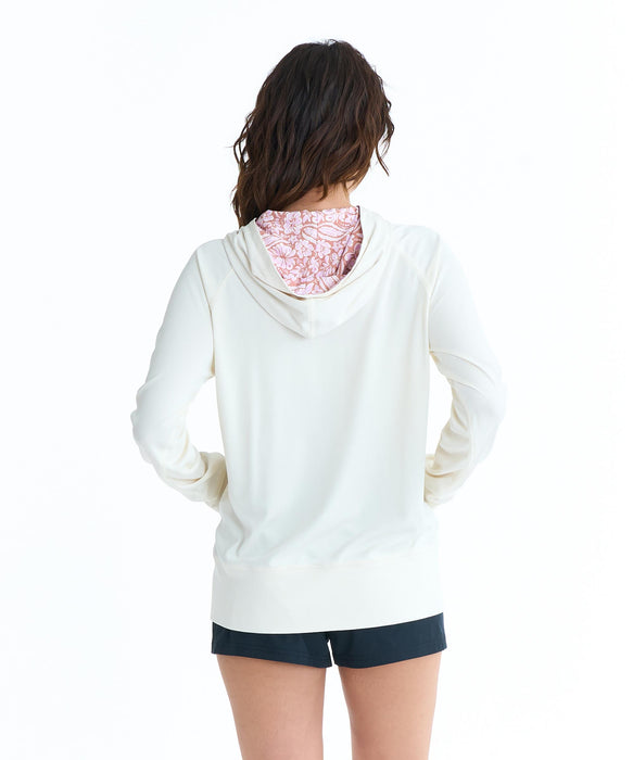 ROXY ウィメンズ HORIZON HOODIE ジップラッシュガード 【2026年春夏モデル】 OWT / L