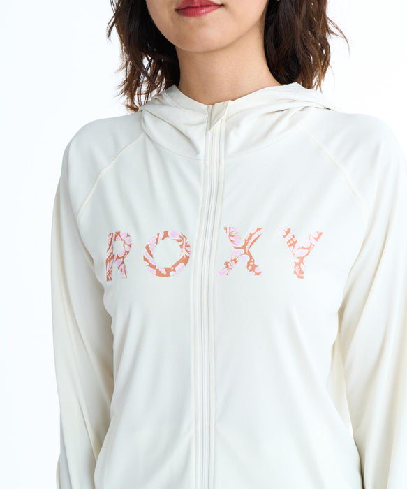 ROXY ウィメンズ HORIZON HOODIE ジップラッシュガード 【2026年春夏モデル】 OWT / L
