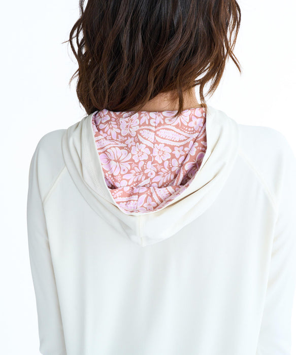 ROXY ウィメンズ HORIZON HOODIE ジップラッシュガード 【2026年春夏モデル】 OWT / L