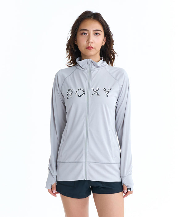 ROXY HORIZON STAND ボタニカルロゴ ジップラッシュガード【2026年春夏