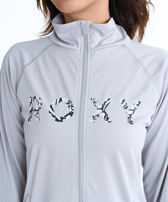 ROXY HORIZON STAND ボタニカルロゴ ジップラッシュガード【2026年春夏