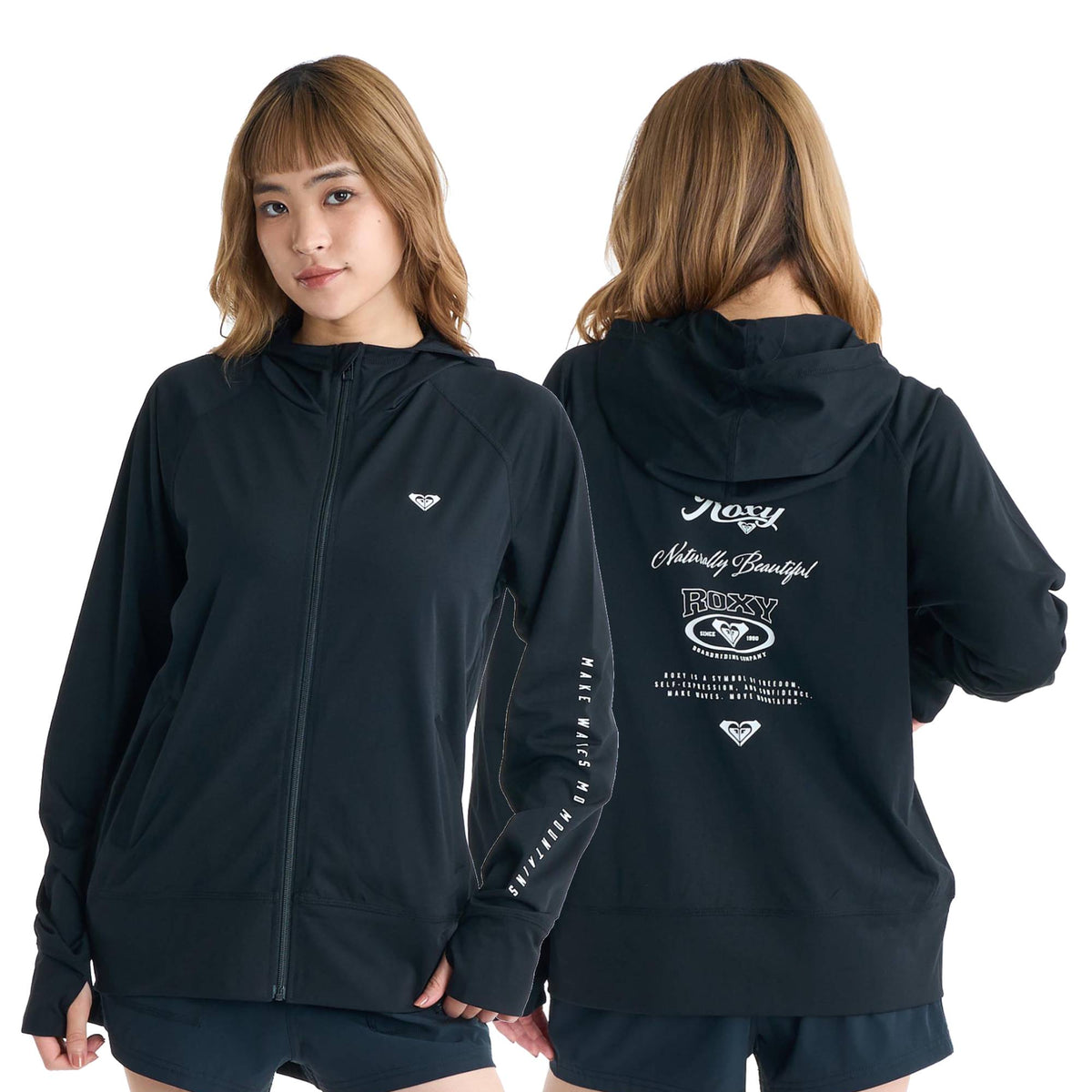 ROXY HISTORICAL LOGO HOODIE ジップラッシュフーディ【2026年春夏モデル】