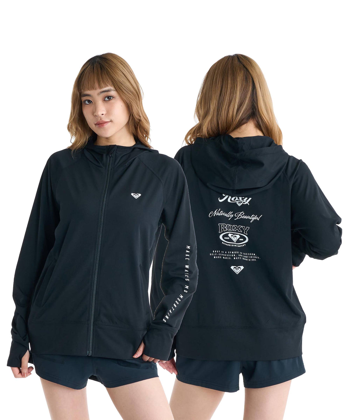 rokiharu　2商品まとめ ROXY HISTORICAL LOGO HOODIE ジップラッシュフーディ【2026年春夏モデル】
