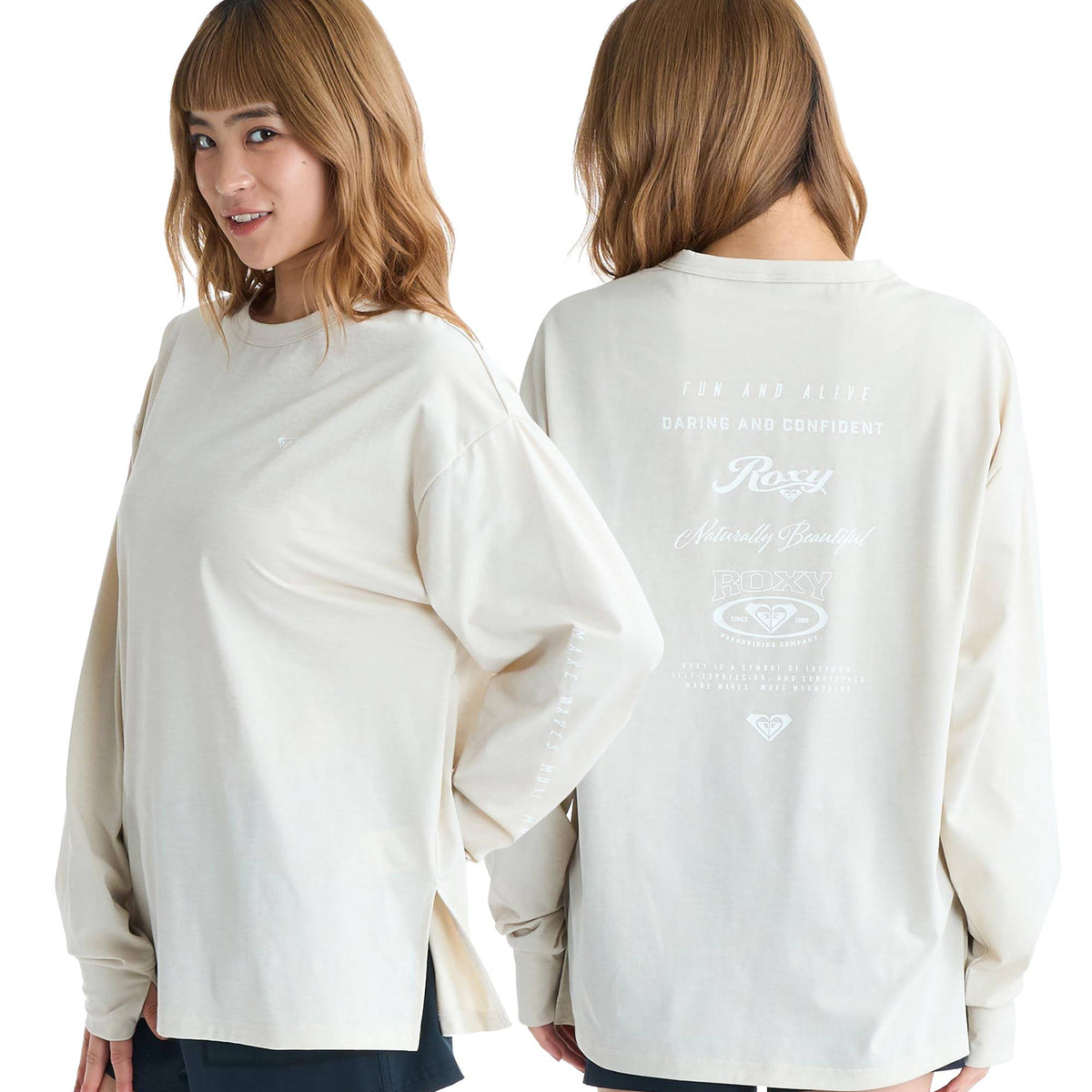 ROXY HISTORICAL LOGO L/S バックプリント 長袖ラッシュガード【2026年