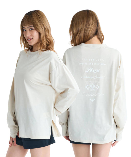 ROXY HISTORICAL LOGO L/S バックプリント 長袖ラッシュガード【2026年