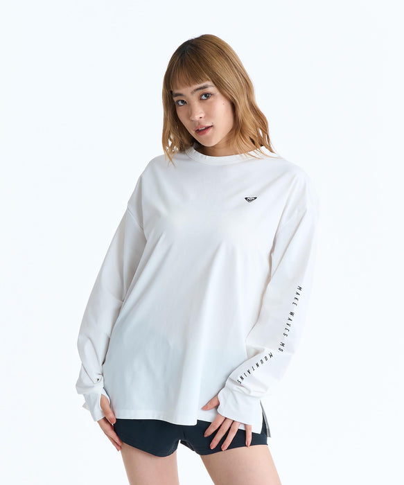 ROXY HISTORICAL LOGO L/S バックプリント 長袖ラッシュガード【2026年