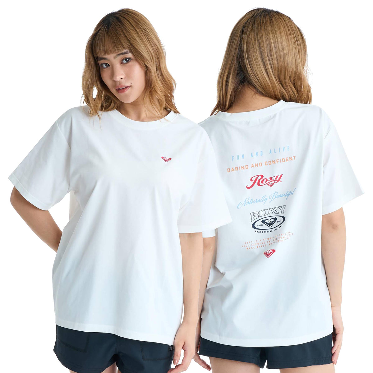 ROXY HISTORICAL LOGO バックプリント ラッシュTシャツ【2026年春夏