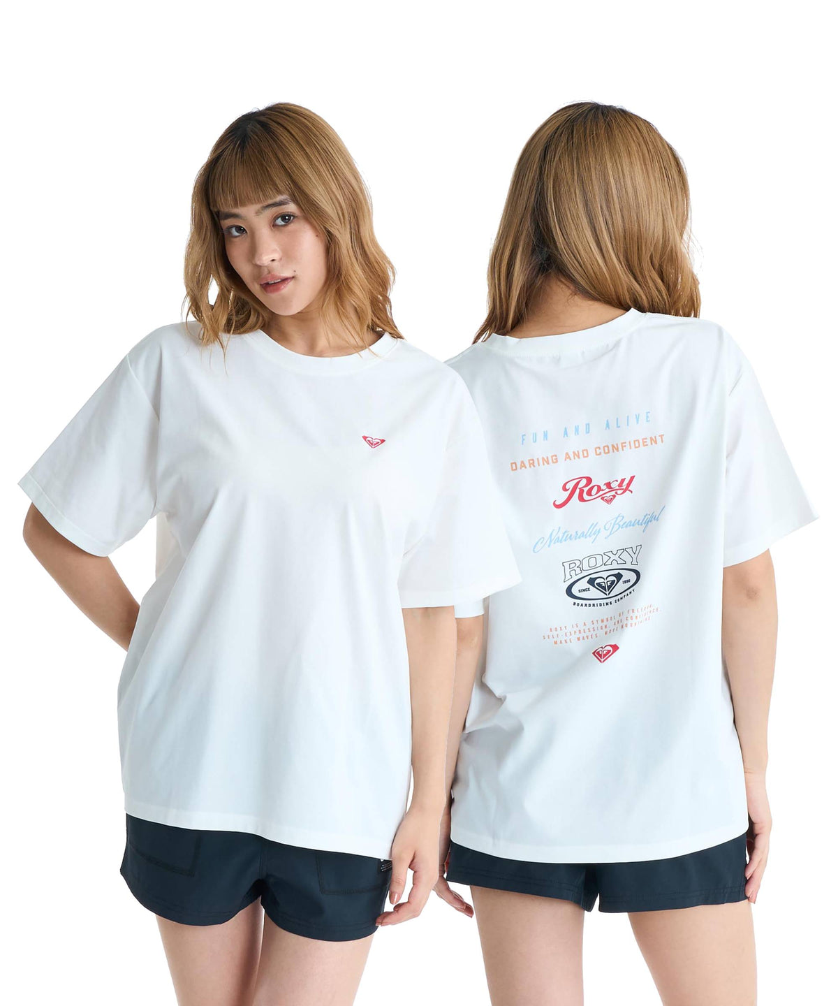 ROXY HISTORICAL LOGO バックプリント ラッシュTシャツ【2026年春夏