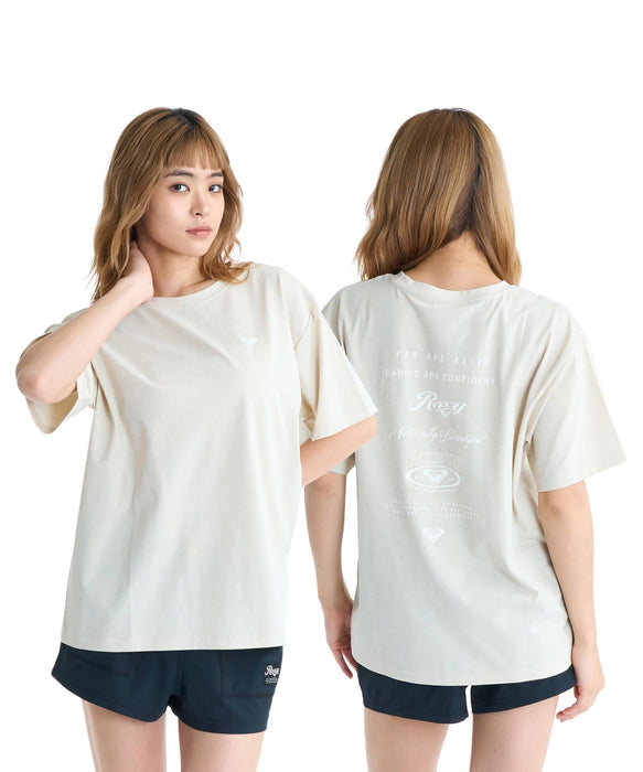 ROXY HISTORICAL LOGO バックプリント ラッシュTシャツ【2026年春夏モデル】