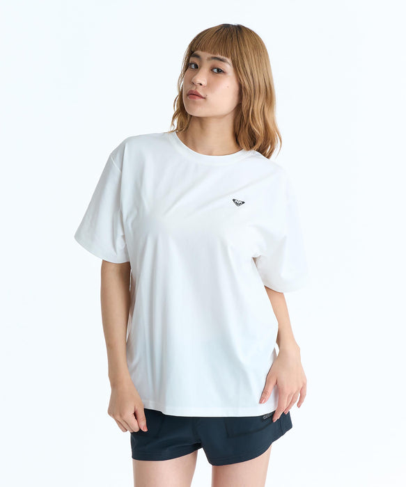 ROXY ウィメンズ HISTORICAL LOGO ラッシュガード 【2026年春夏モデル】 WHT / L
