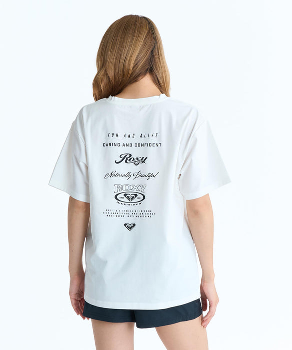 ROXY HISTORICAL LOGO バックプリント ラッシュTシャツ【2026年春夏