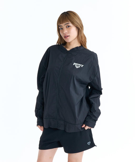 ROXY ウィメンズ SALTY SQUAD JACKET ジップラッシュガード 【2026年春夏モデル】 BLK / L