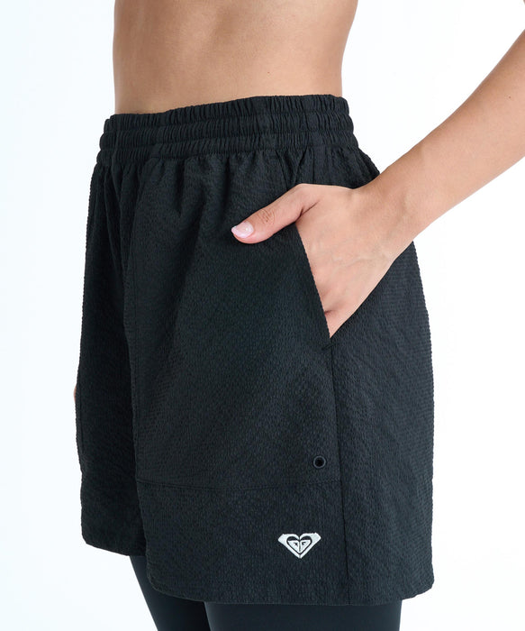 ROXY ウィメンズ DARING DISCOVERIES ラッシュレギンス 【2026年春夏モデル】 BLK / L