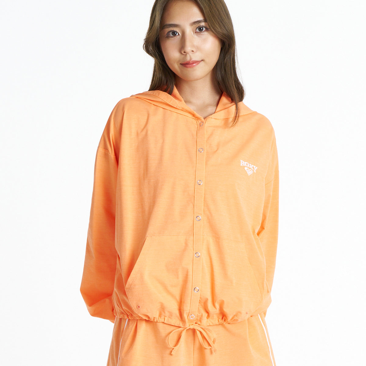ROXY SALTY SQUAD HOODIE フード付きカーディガン/UVカット/水陸両用