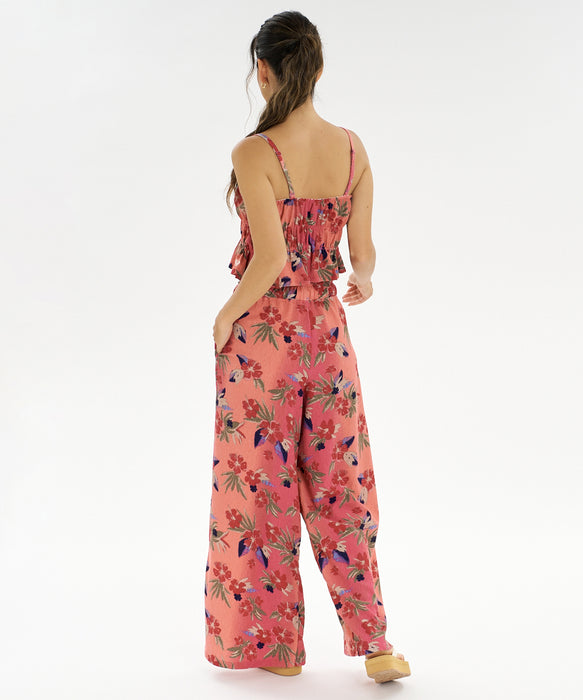 ROXY HIBISCUS TIDE PANTS ラッシュガード パンツ /UVカット/EASY DRY 【2026年夏モデル】