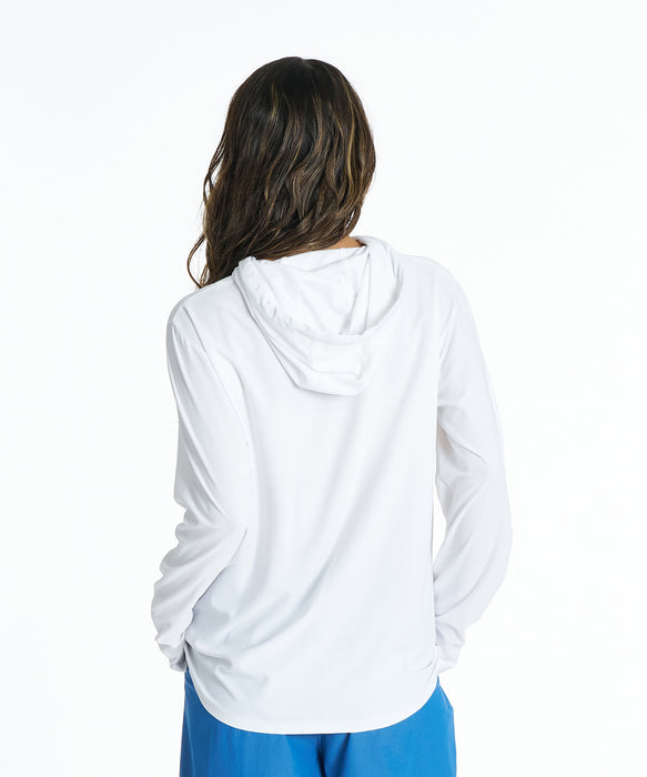 ROXY ウィメンズ DRYWELL PARKA 長袖ラッシュガード 【2026年夏モデル】 WHT / L