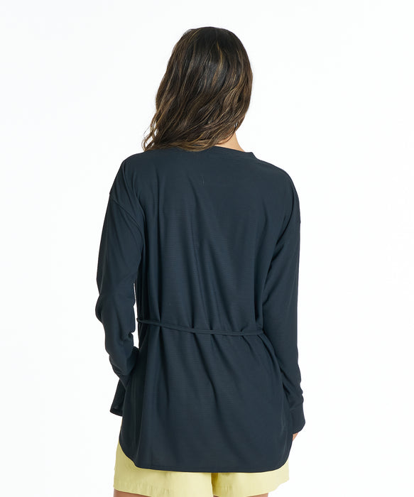 ROXY ウィメンズ DRYWELL L/S TEE 長袖ラッシュガード 【2026年夏モデル】 BLK / L