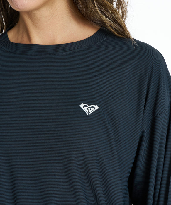 ROXY ウィメンズ DRYWELL L/S TEE 長袖ラッシュガード 【2026年夏モデル】 BLK / L