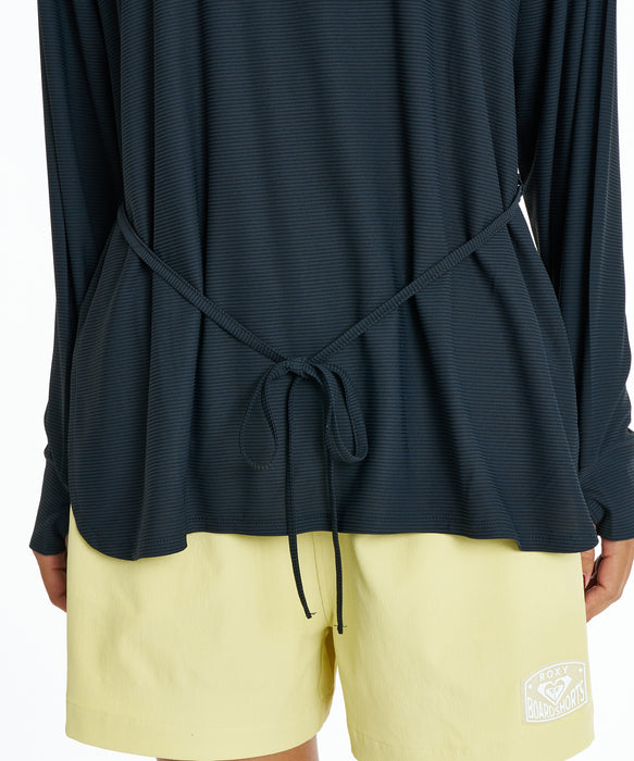 ROXY ウィメンズ DRYWELL L/S TEE 長袖ラッシュガード 【2026年夏モデル】 BLK / L