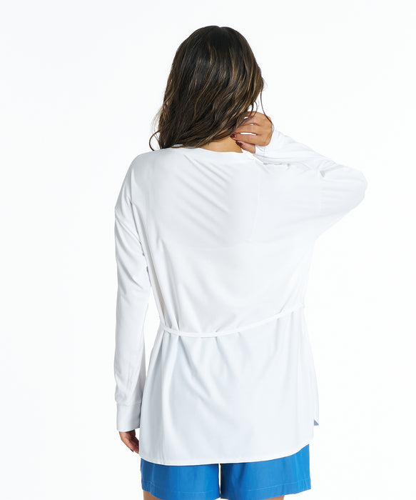 ROXY ウィメンズ DRYWELL L/S TEE 長袖ラッシュガード 【2026年夏モデル】 WHT / L