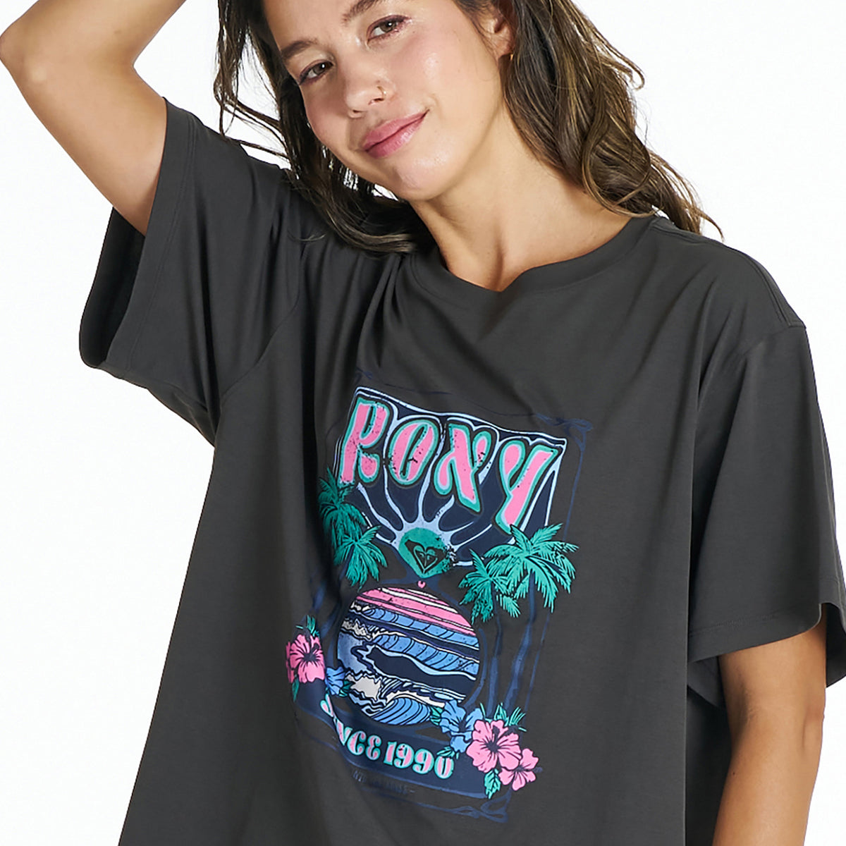 OUTLET】ROXY SUNSETTER TEE ラッシュTシャツ /UVカット/EASY DRY