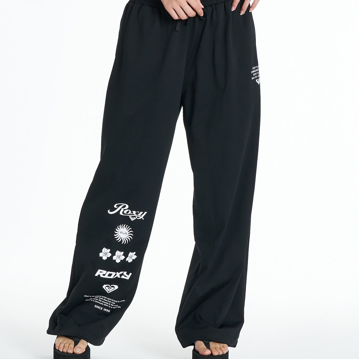 ROXY HISTORICAL LOGO LINE PANTS ラッシュパンツ /UVカット/EASY DRY
