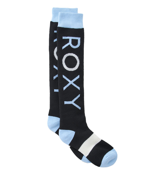 ROXY ウィメンズ MISTY SOCKS スノーソックス クッション性【25-26SNOWモデル】 KVJ0 / F