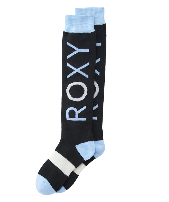 ROXY ウィメンズ MISTY SOCKS スノーソックス クッション性【25-26SNOWモデル】 KVJ0 / F