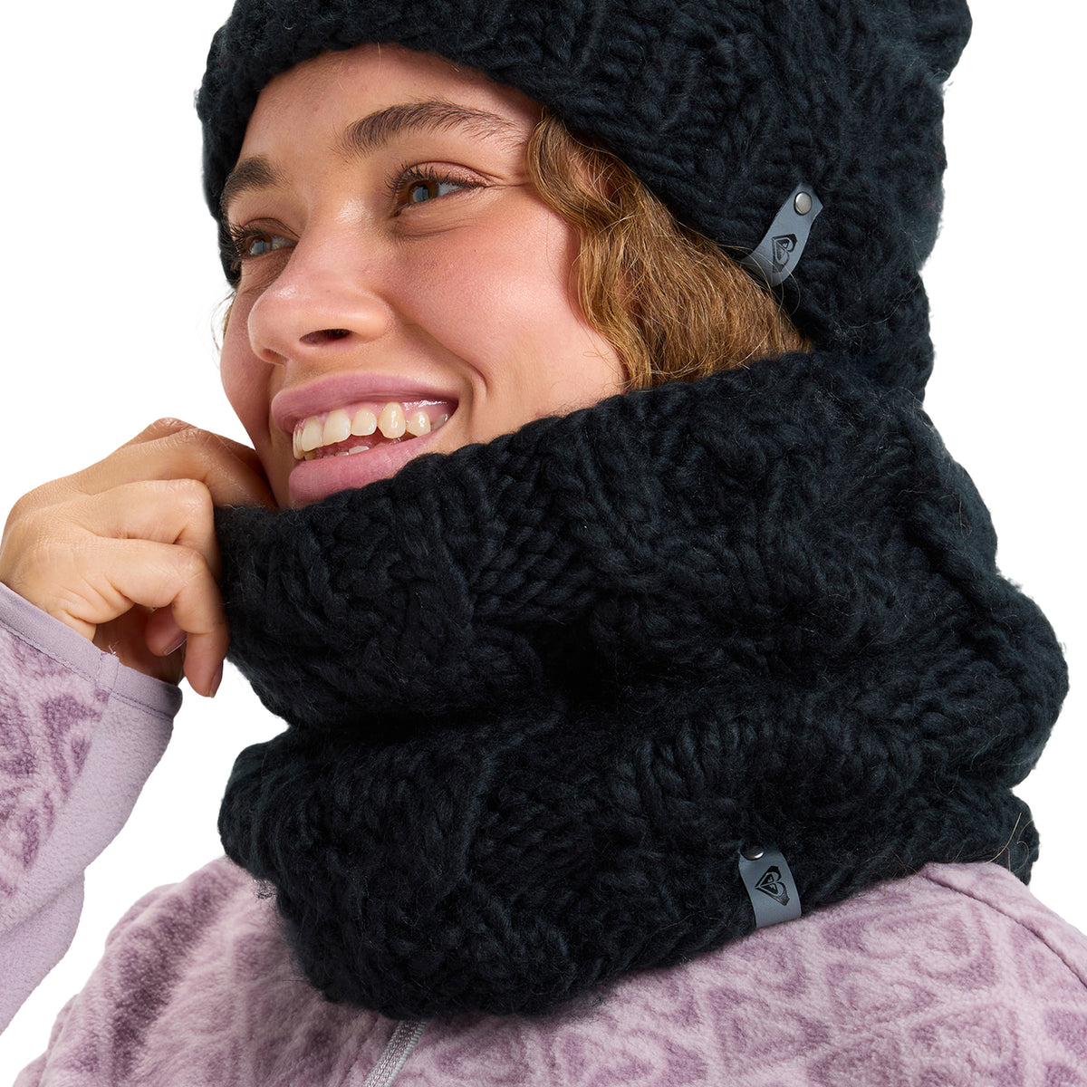 ROXY ウィメンズ WINTER COLLAR ネックウォーマー 保湿 HYDROSMART