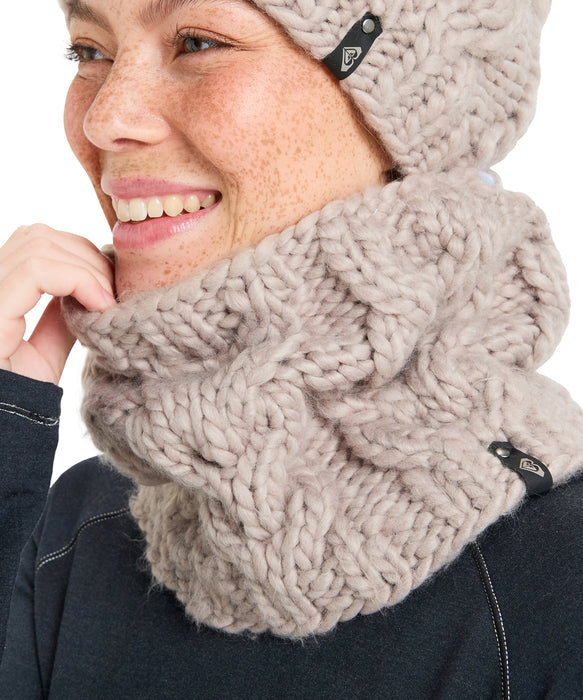 ROXY ウィメンズ WINTER COLLAR ネックウォーマー 保湿 HYDROSMART