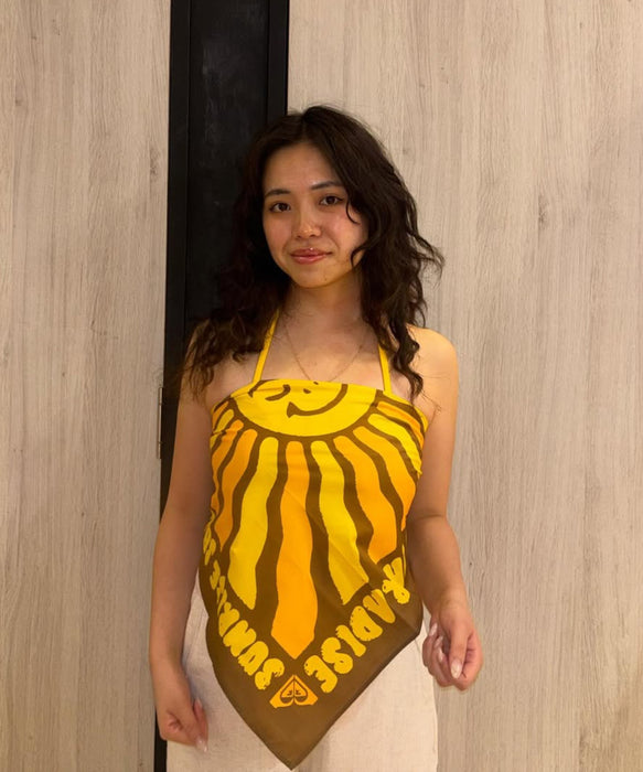 susan cianciolo スカーフ　スーザン チャンチオロ RUN 希少 ROXY x SUNRISE SHACK】 SCARF スカーフ ＜2026年夏モデル＞