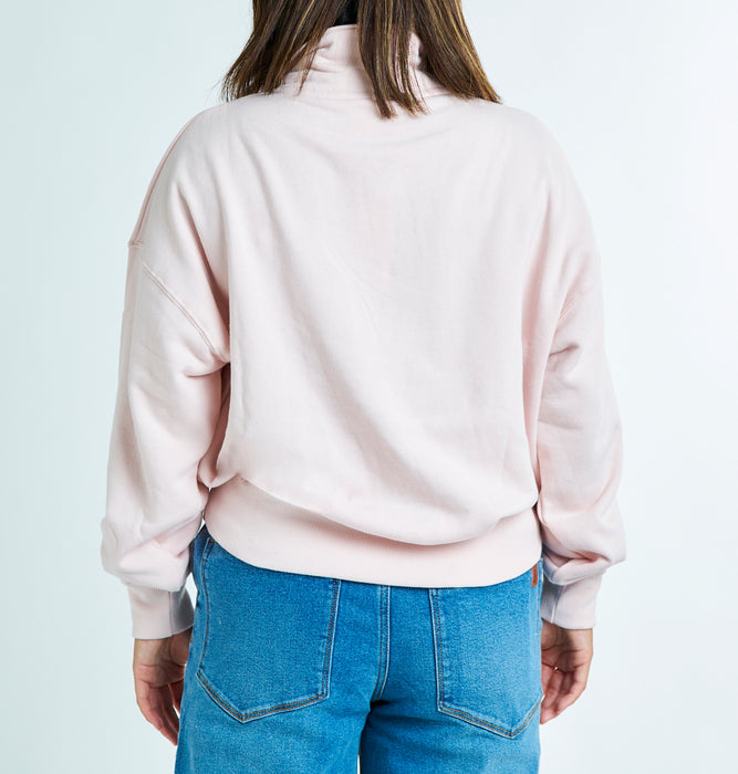 【OUTLET】Roxy RX HF ZIP ハーフジップ スウェット