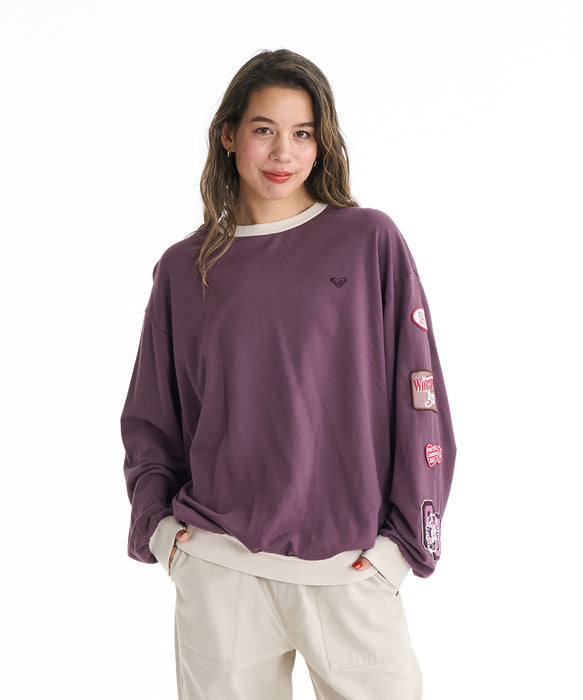 【OUTLET】Roxy SUN BREAK ウィメンズ 長袖Tシャツ <2025FW CRUISERS>