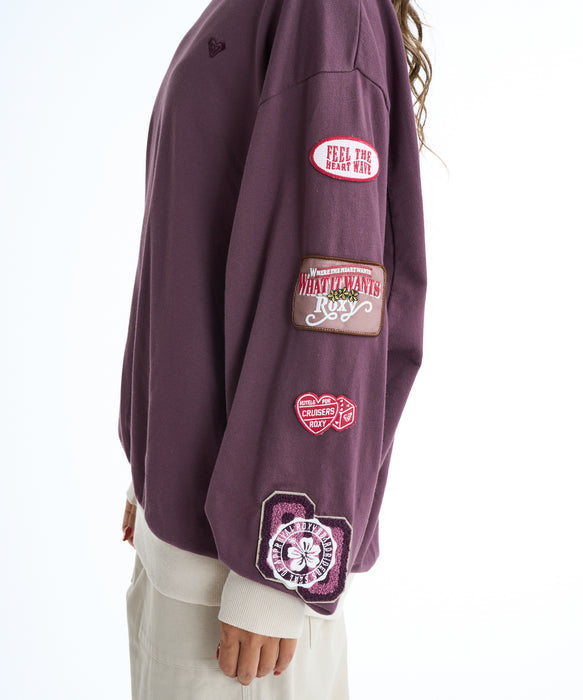 【OUTLET】Roxy SUN BREAK ウィメンズ 長袖Tシャツ <2025FW CRUISERS>
