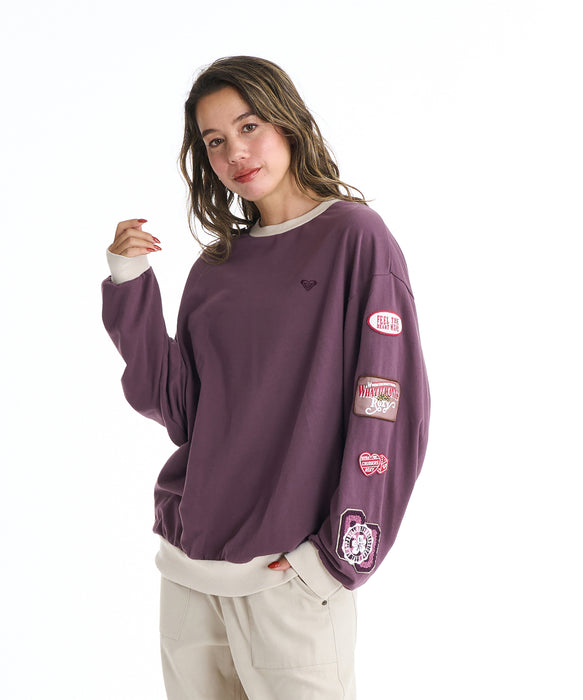【OUTLET】Roxy SUN BREAK ウィメンズ 長袖Tシャツ <2025FW CRUISERS>