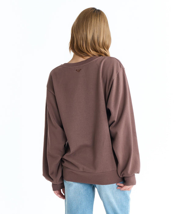 トレーナー/スウェット RHV tops ROXY WITH HEART PULLOVER クルーネックスウェット トレーナー ミニ裏
