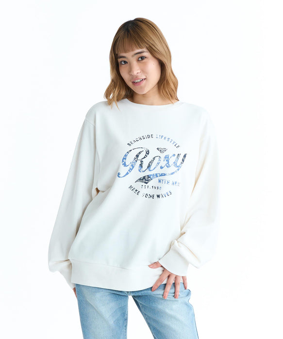 ROXY ウィメンズ ROXY WITH HEART PULLOVER クルーネックスウェット