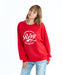 ROXY ウィメンズ ROXY WITH HEART PULL トレーナー 【2026年春夏モデル】 RED / L