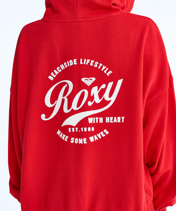 ROXY WITH HEART FOODIE フーディ パーカー バンダナ柄【2026年春夏