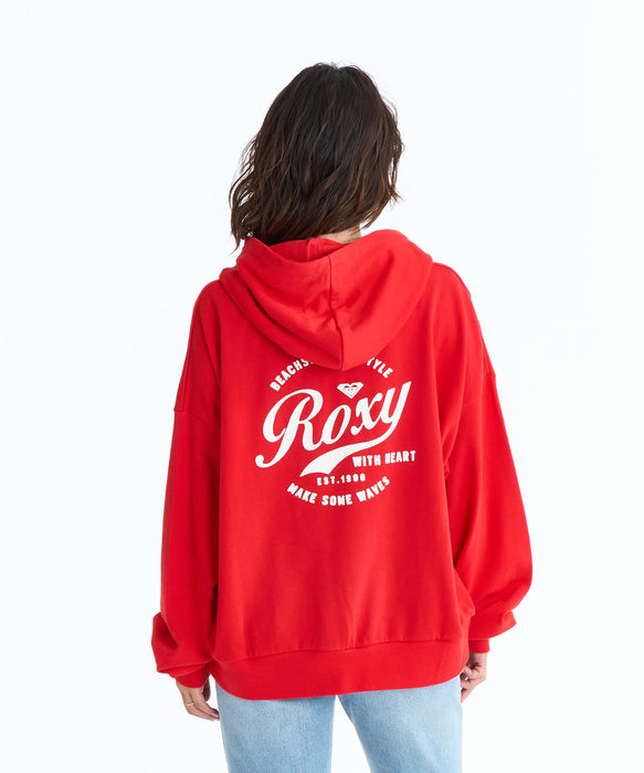 ROXY ウィメンズ ROXY WITH HEART FOODIE フーディ パーカー バンダナ