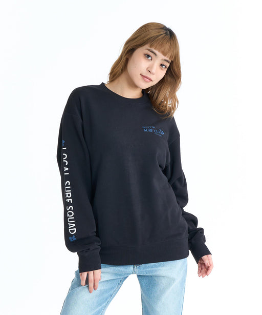 ROXY ウィメンズ ROXY SURF CLUB トレーナー 【2026年春夏モデル】 BLK / L